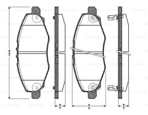 BOSCH 0 986 TB2 943 Brake...