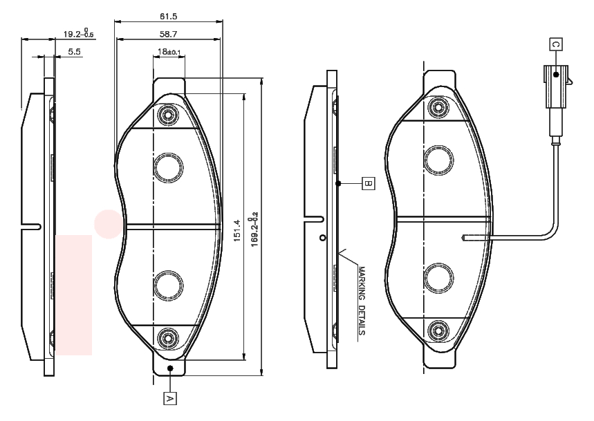 BOSCH 0 986 TB2 944 Brake...