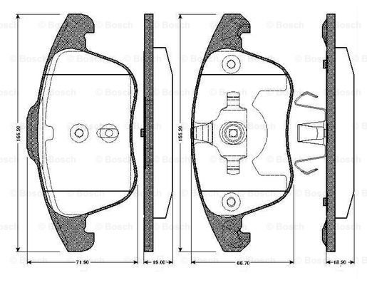 BOSCH 0 986 TB2 950 Brake...