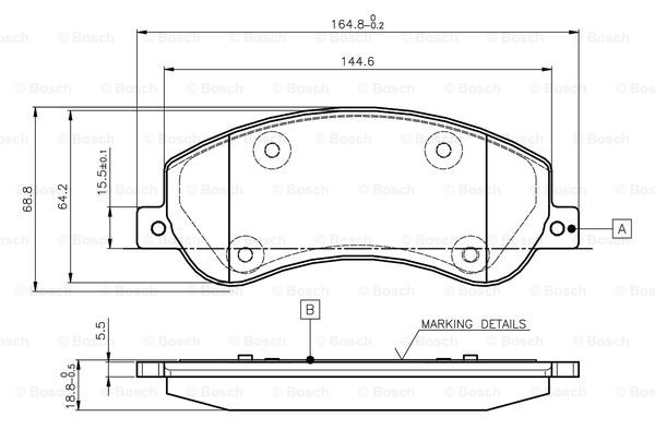 BOSCH 0 986 TB2 951 Brake...