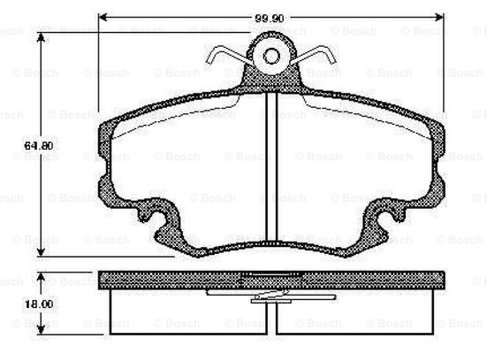 BOSCH 0 986 TB2 953 Brake...