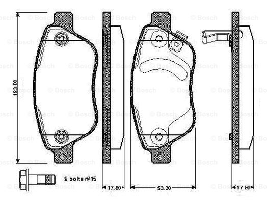 BOSCH 0 986 TB2 960 Brake...