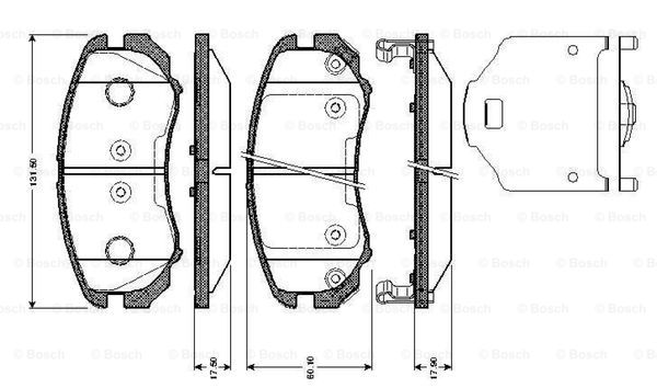 BOSCH 0 986 TB2 962 Brake...