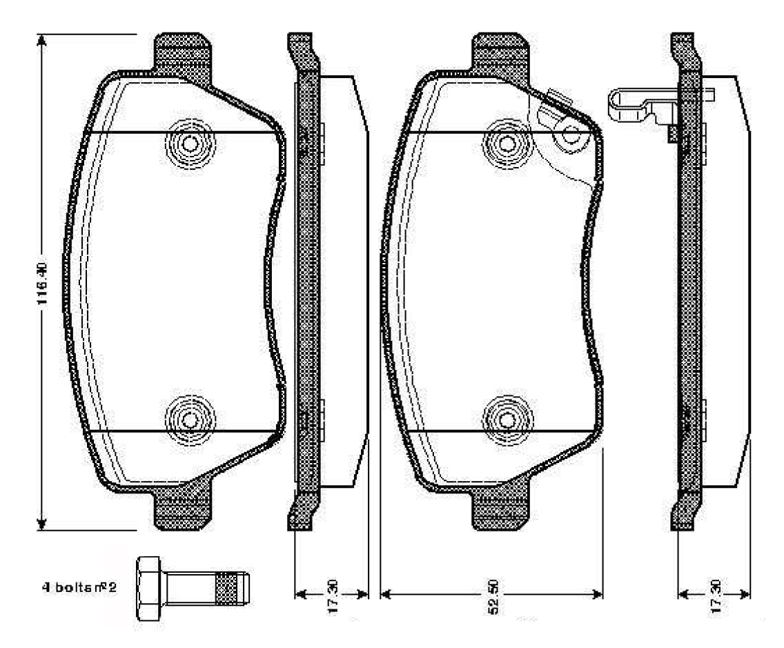 BOSCH 0 986 TB2 965 Brake...