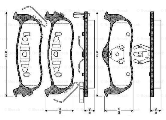 BOSCH 0 986 TB2 966 Brake...