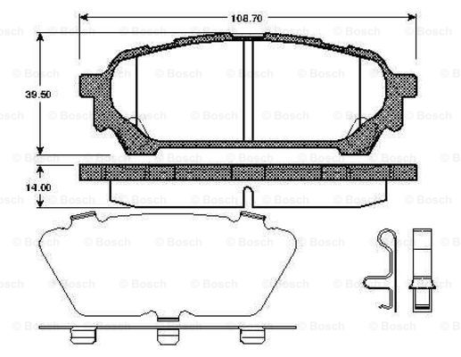 BOSCH 0 986 TB2 967 Brake...