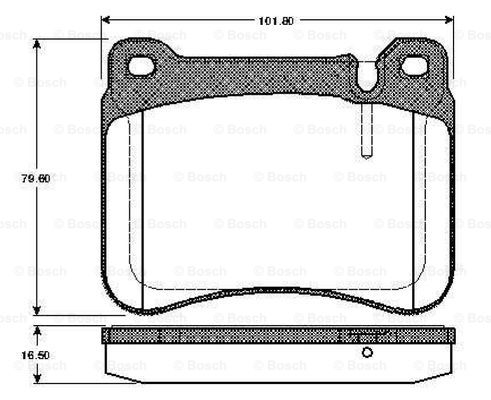 BOSCH 0 986 TB2 972 Brake...