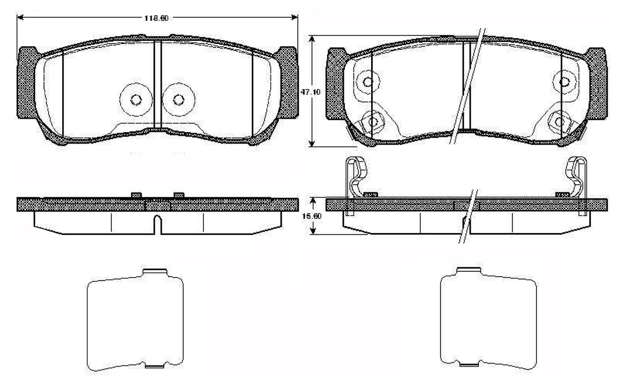 BOSCH 0 986 TB2 978 Brake...