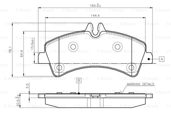 BOSCH 0 986 TB2 982 Brake...