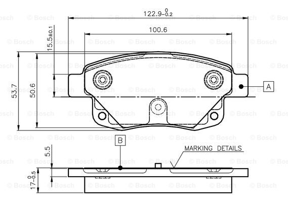 BOSCH 0 986 TB2 983 Brake...