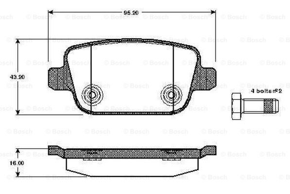 BOSCH 0 986 TB2 984 Brake...