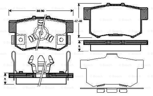 BOSCH 0 986 TB2 985 Brake...