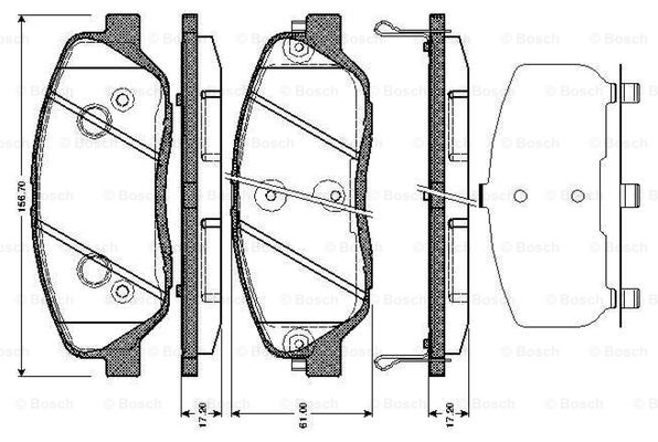 BOSCH 0 986 TB3 002 Brake...