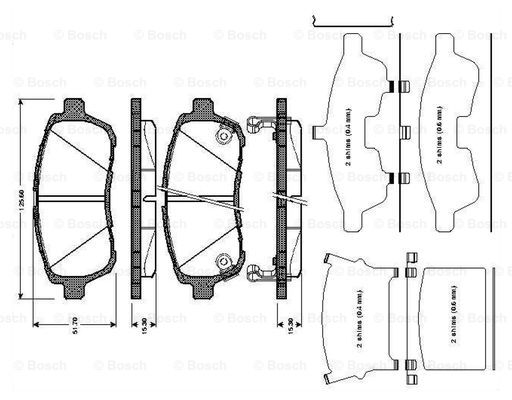 BOSCH 0 986 TB3 010 Brake...