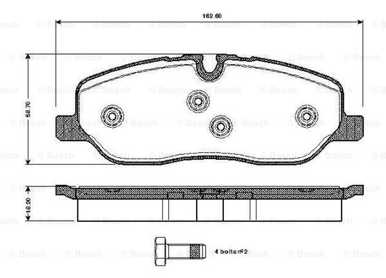 BOSCH 0 986 TB3 022 Brake...