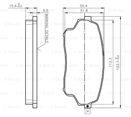 BOSCH 0 986 TB3 023 Brake...