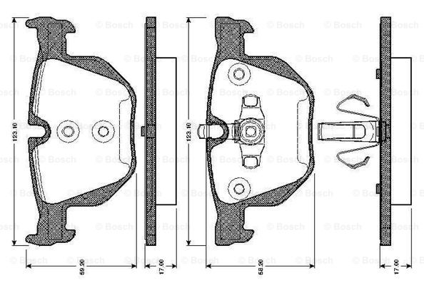 BOSCH 0 986 TB3 024 Brake...