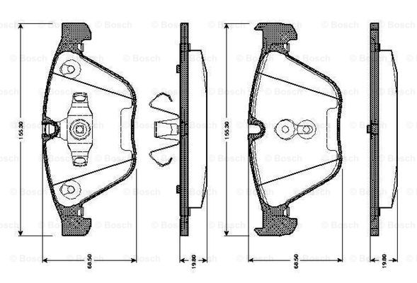 BOSCH 0 986 TB3 033 Brake...