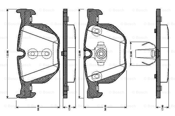 BOSCH 0 986 TB3 034 Brake...