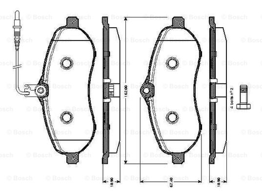 BOSCH 0 986 TB3 037 Brake...