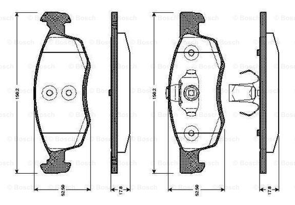 BOSCH 0 986 TB3 038 Brake...