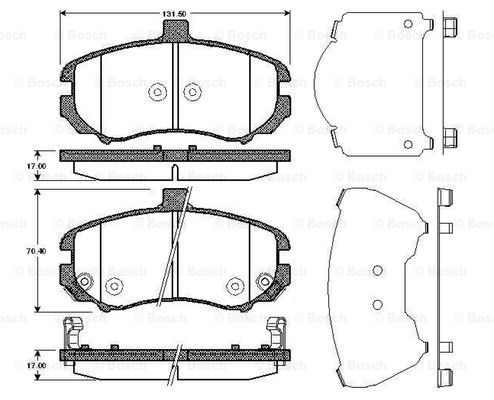 BOSCH 0 986 TB3 040 Brake...