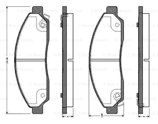 BOSCH 0 986 TB3 042 Brake...