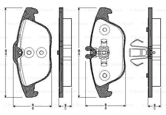 BOSCH 0 986 TB3 049 Brake...