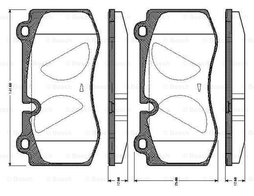 BOSCH 0 986 TB3 050 Brake...