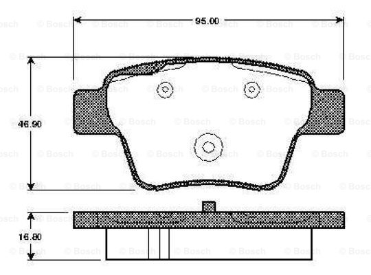 BOSCH 0 986 TB3 058 Brake...