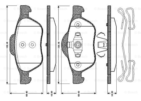 BOSCH 0 986 TB3 067 Brake...