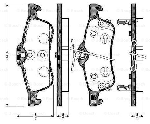 BOSCH 0 986 TB3 073 Brake...