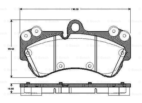 BOSCH 0 986 TB3 074 Brake...