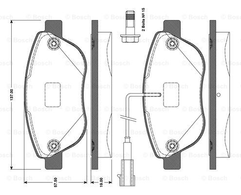 BOSCH 0 986 TB3 079 Brake...