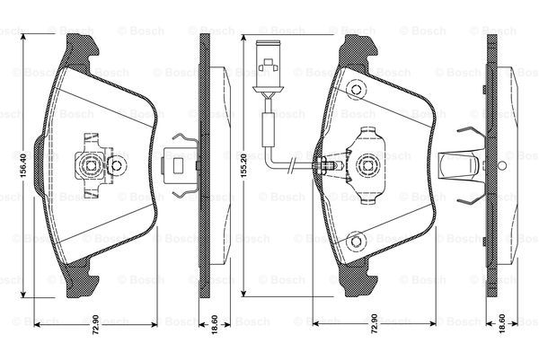 BOSCH 0 986 TB3 080 Brake...