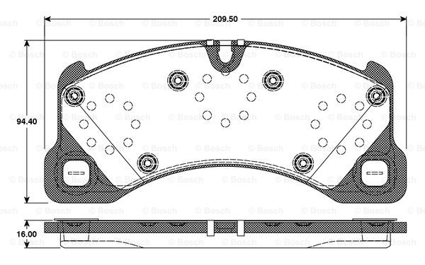 BOSCH 0 986 TB3 087 Brake...