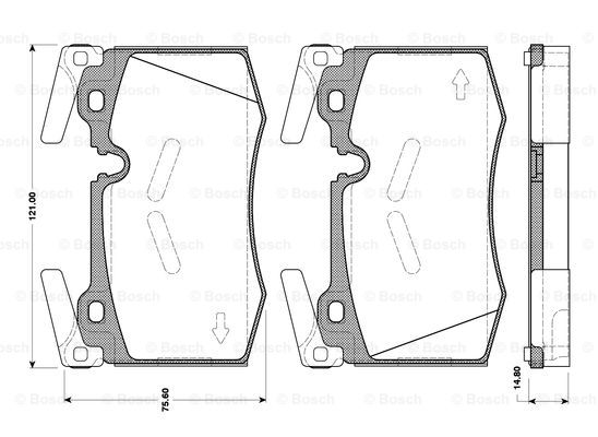 BOSCH 0 986 TB3 090 Brake...