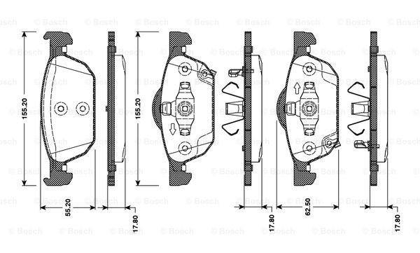 BOSCH 0 986 TB3 092 Brake...