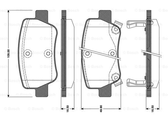 BOSCH 0 986 TB3 096 Brake...