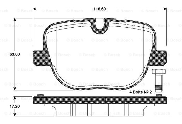 BOSCH 0 986 TB3 097 Brake...