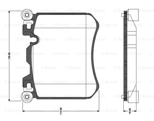 BOSCH 0 986 TB3 099 Brake...