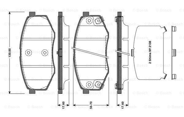 BOSCH 0 986 TB3 113 Brake...