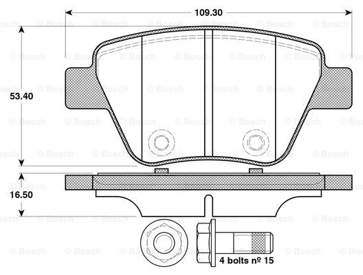 BOSCH 0 986 TB3 114 Brake...