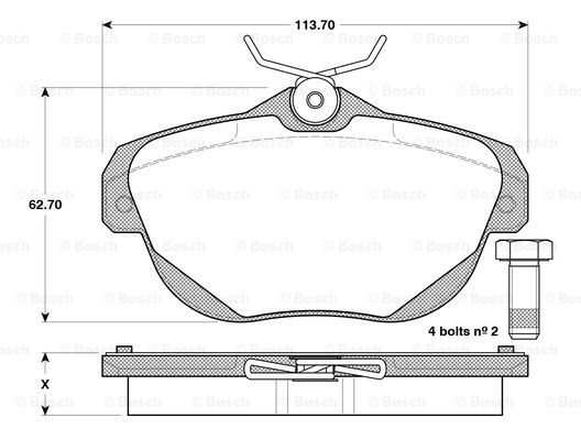 BOSCH 0 986 TB3 131 Brake...