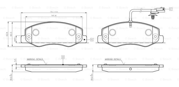 BOSCH 0 986 TB3 132 Brake...