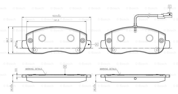 BOSCH 0 986 TB3 142 Brake...