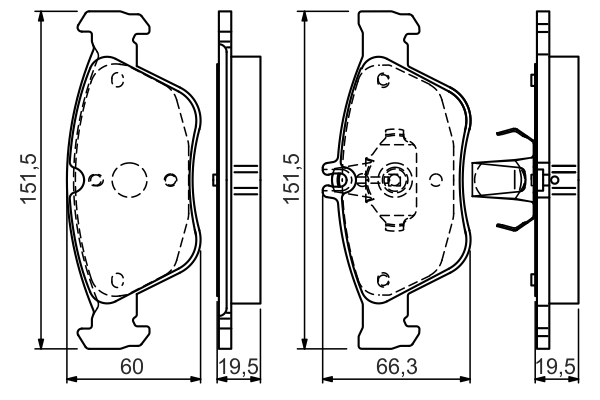 BOSCH 0 986 TB3 148 Brake...