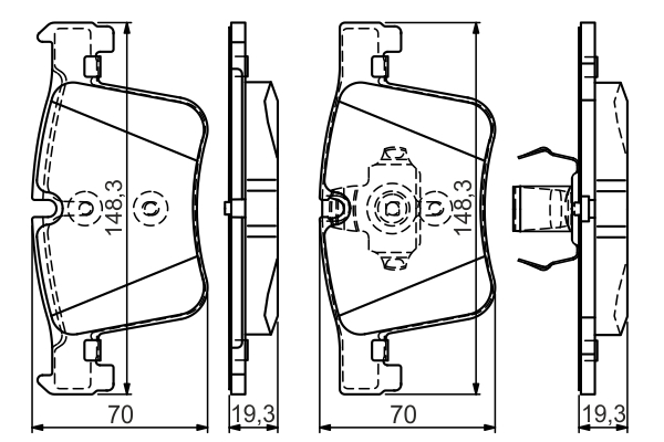 BOSCH 0 986 TB3 149 Brake...