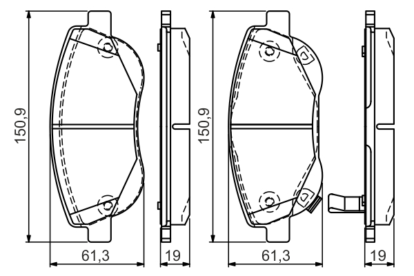 BOSCH 0 986 TB3 150 Brake...