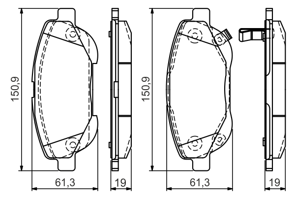 BOSCH 0 986 TB3 151 Brake...